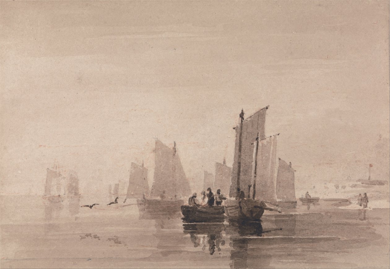 Fiske utenfor Hastings av David Cox