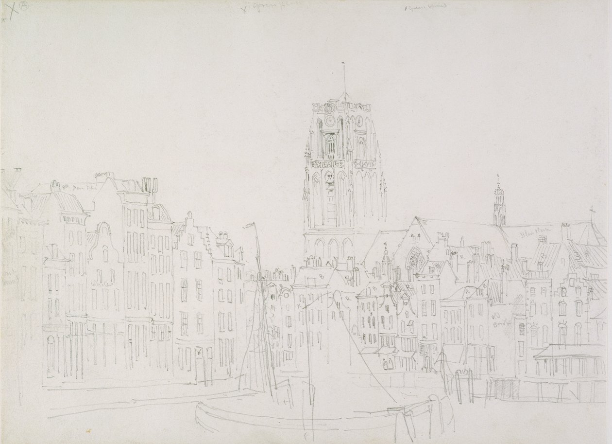 Rotterdam, ca. 1826 av David Cox