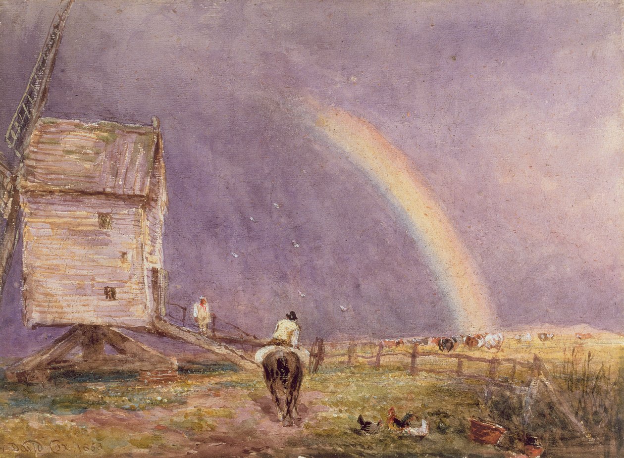 The Mill, 1853 av David Cox