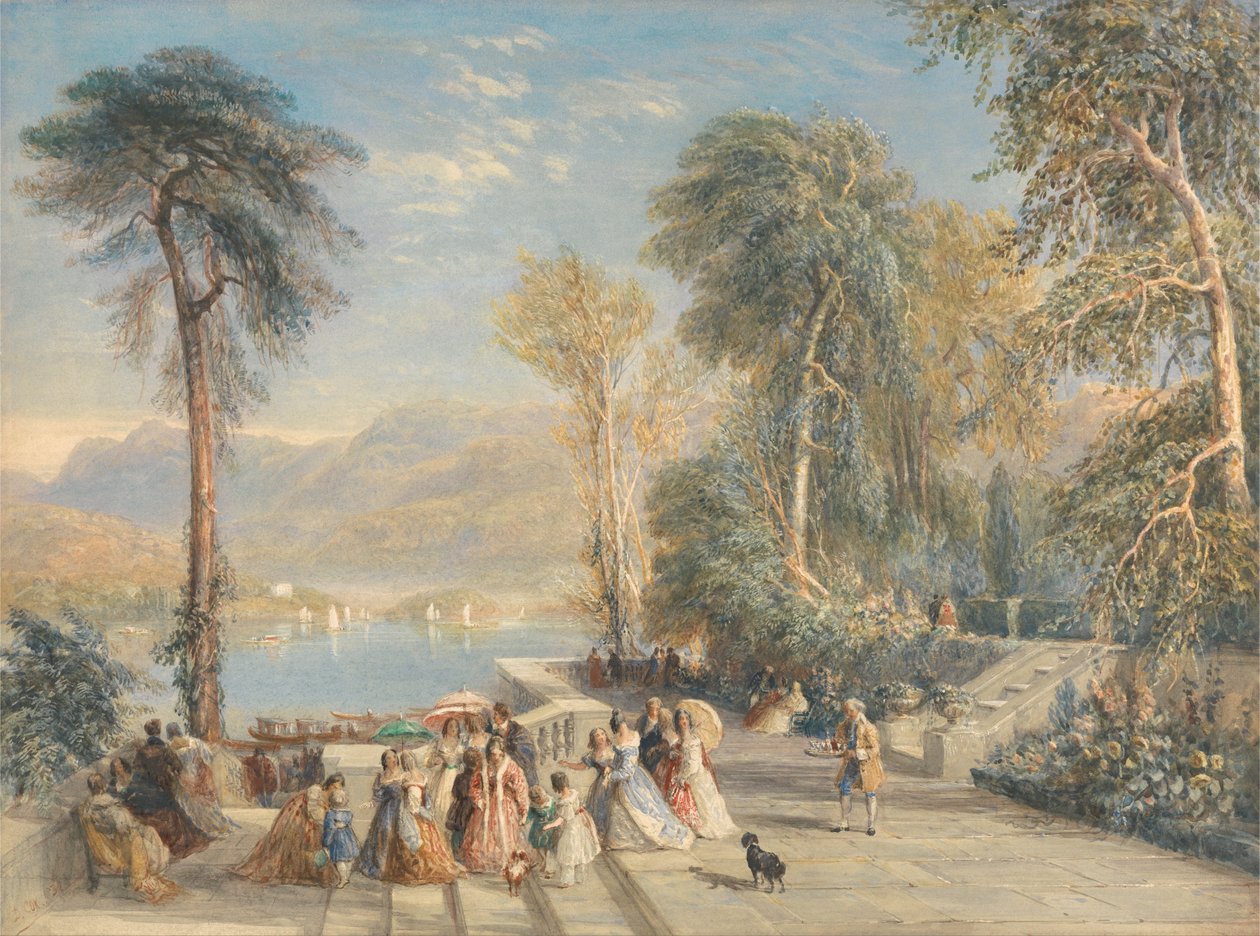 Windermere under regattaen av David Cox