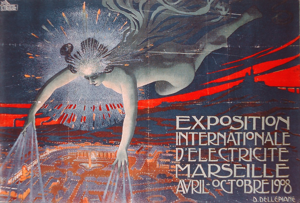 Plakat som reklamerer for Exposition Internationale d