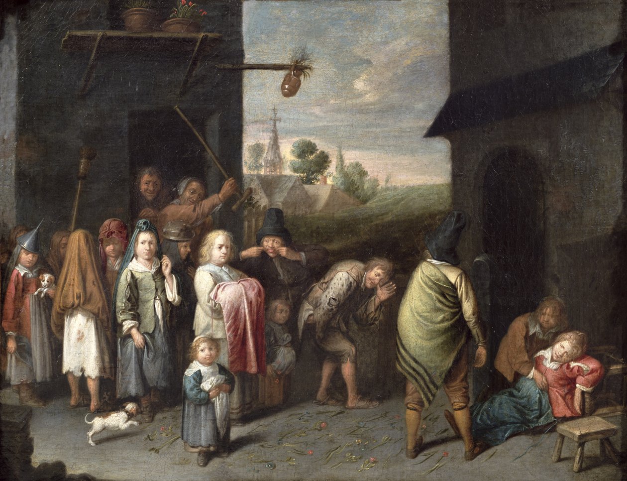 En Charivari av David II Ryckaert