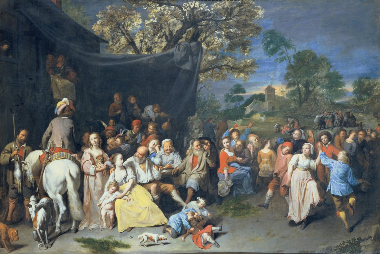 Bondefestival, 1649 av David III Ryckaert