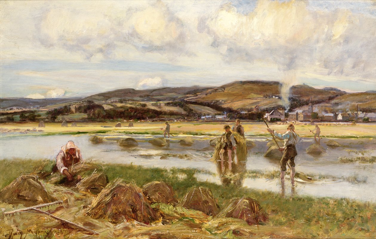 Reed Gatherers av David Murray