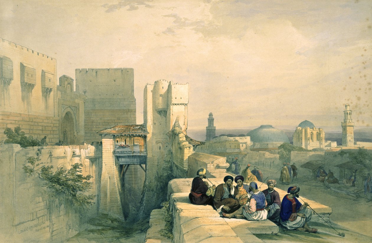 The Citadel of Jerusalem, 19. april 1841, plate 24 fra bind I av 