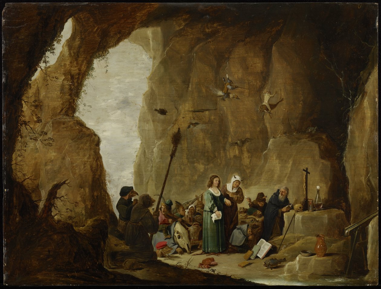 Fristelsen til St. Anthony av David Teniers the Younger