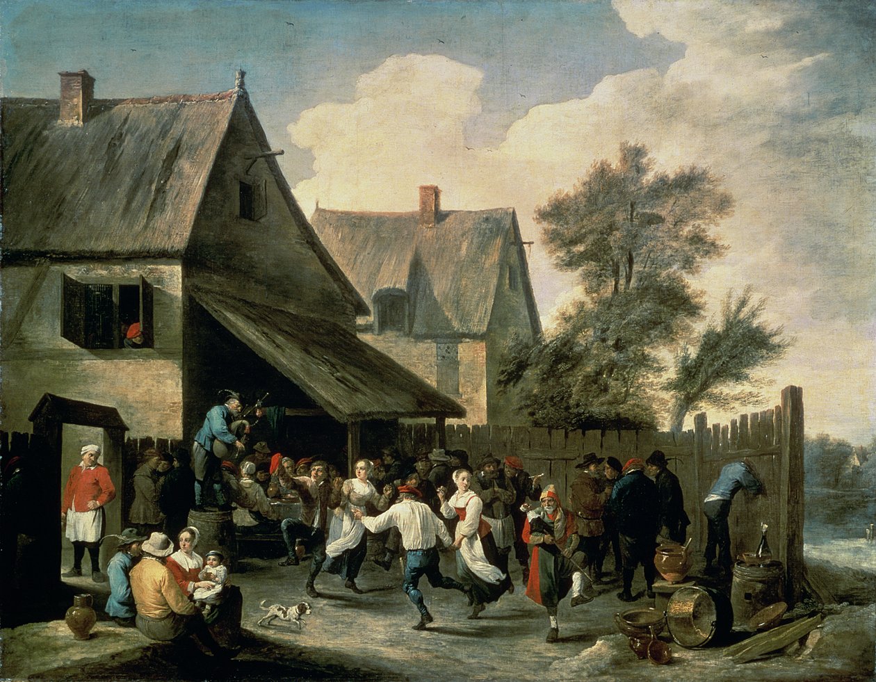 En countrydans av David Teniers the Younger