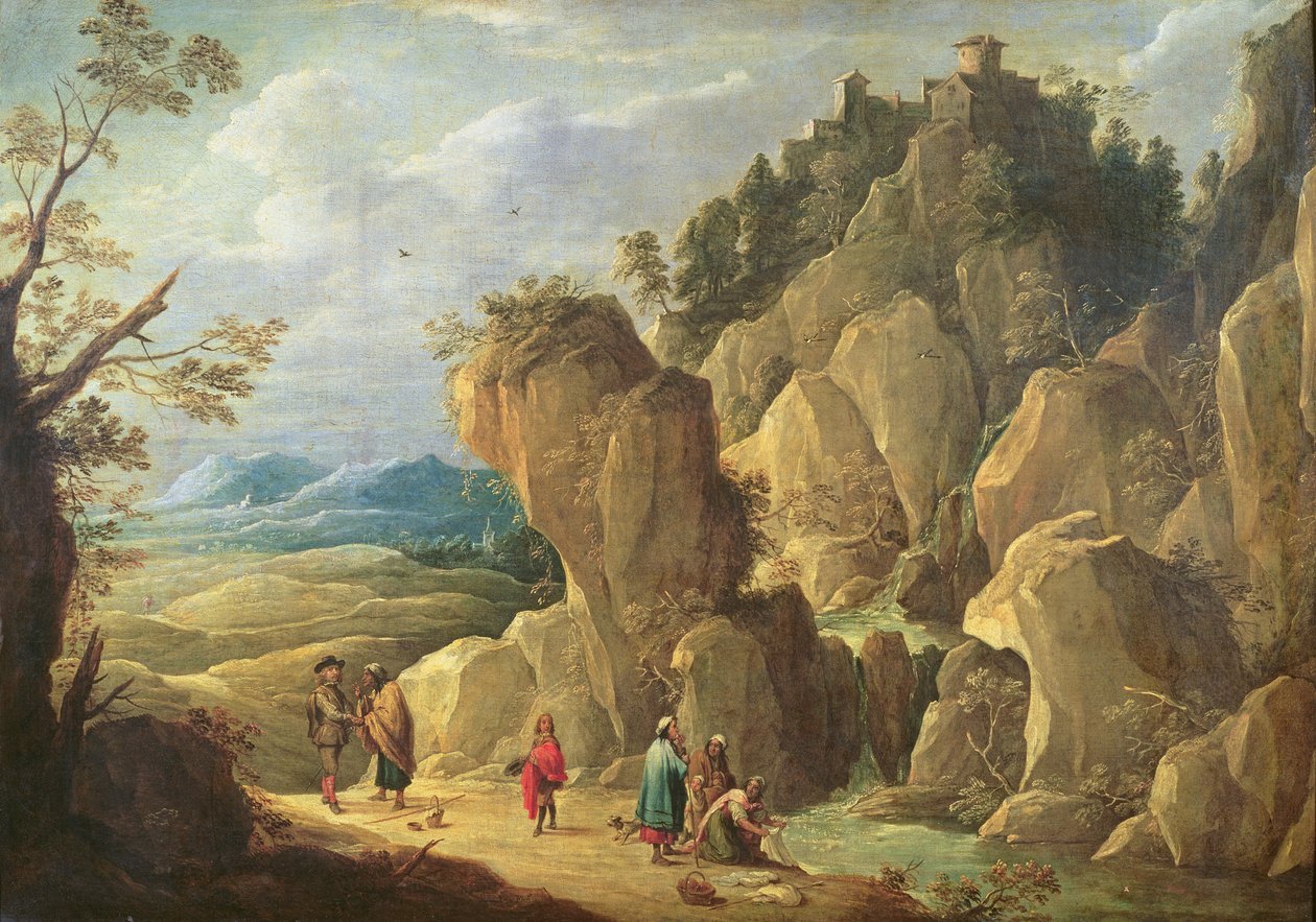 Sigøynerne av David Teniers the Younger