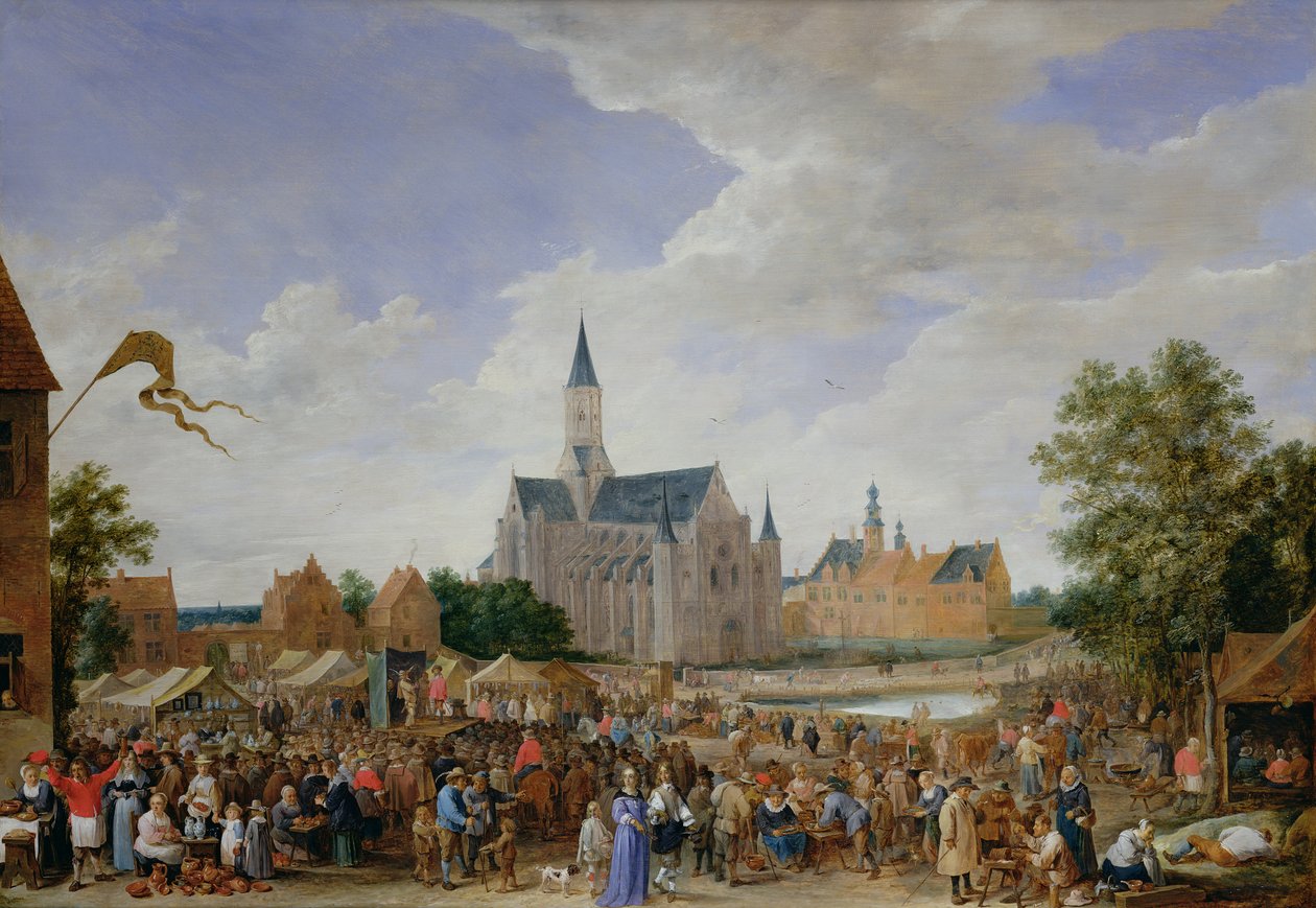Pottemakermessen i Gent av David Teniers the Younger