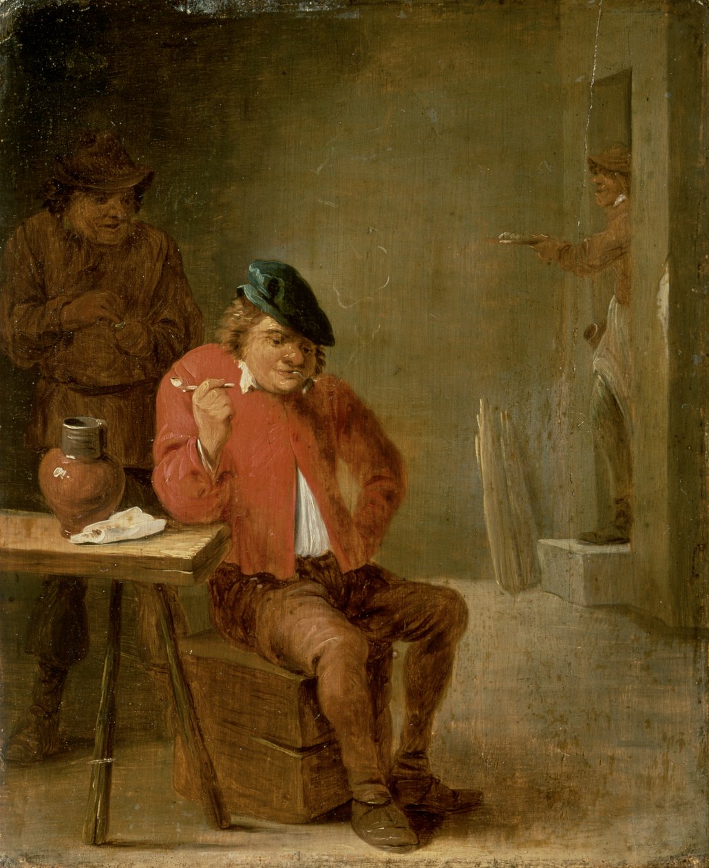 Røykeren av David Teniers the Younger