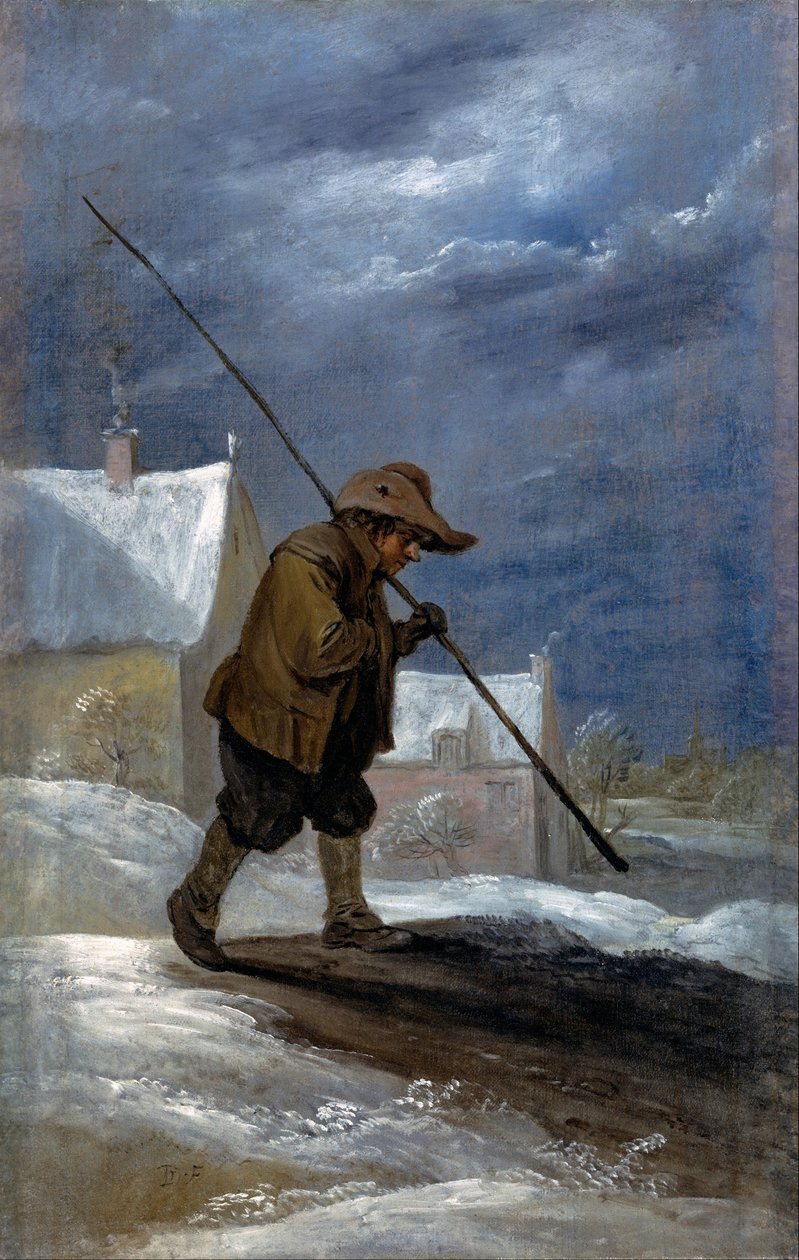 Vinter av David Teniers the Younger