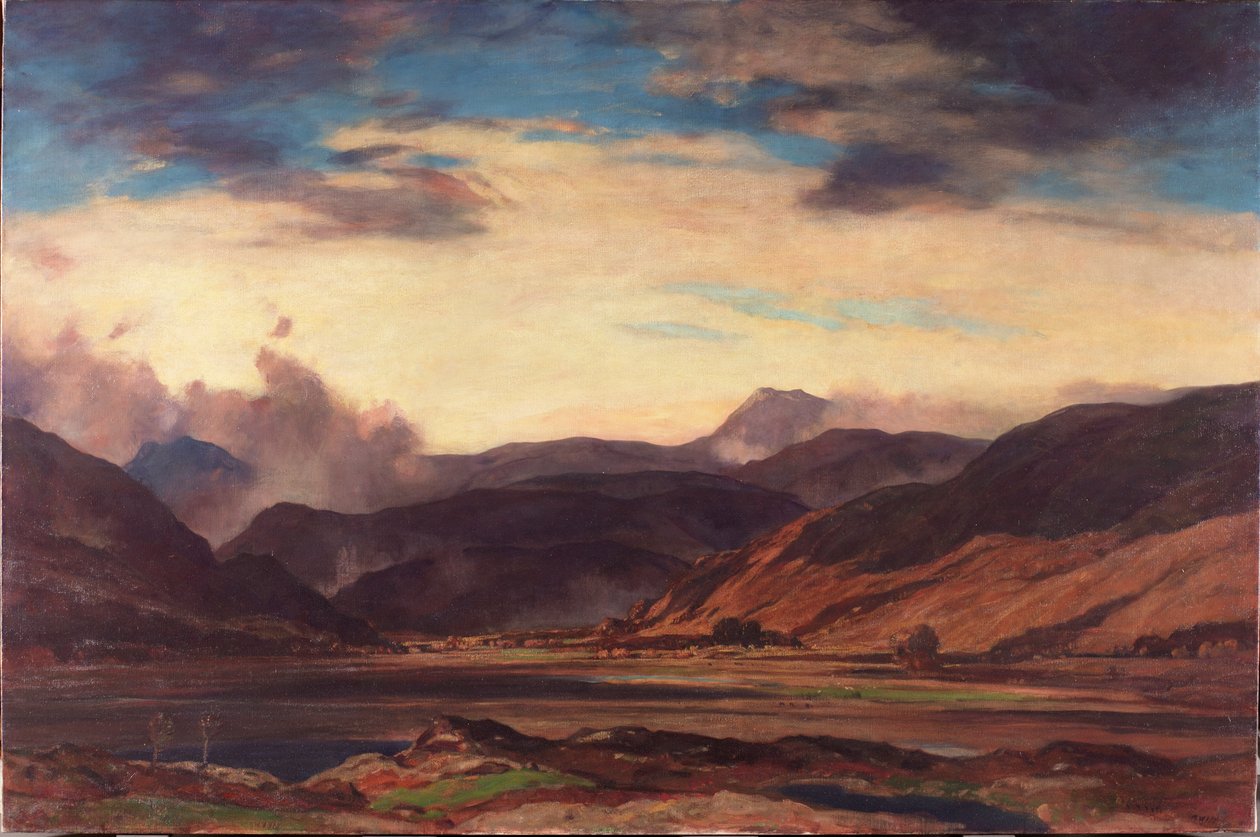Balquhidder, Stirlingshire, ca. 1916 av David Young Cameron
