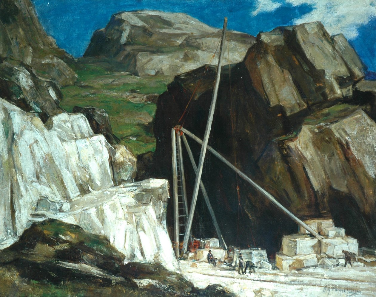 Marmorbruddet, Iona av David Young Cameron