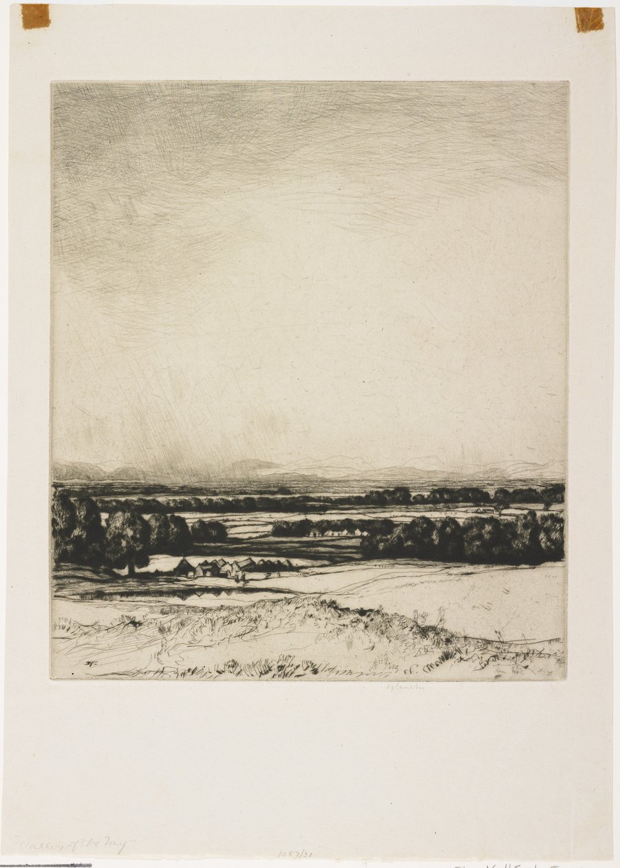 Vallée du Tay (Tay-dalen), 1931 av David Young Cameron