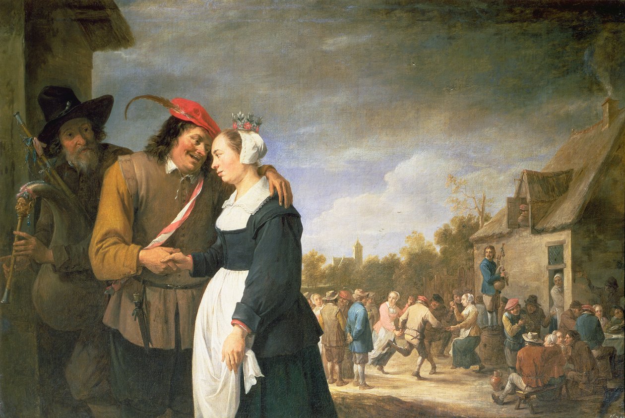 Et bondebryllup, 1648 av David Teniers the Younger