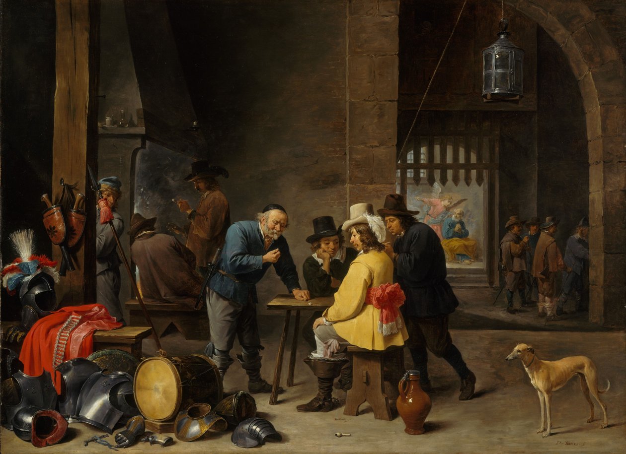 Garderom med Sankt Peters befrielse, ca. 1645-47 av David Teniers the Younger