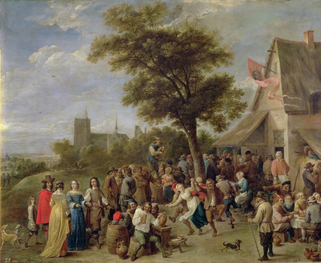 Bønders lystighet, ca. 1650 av David Teniers the Younger