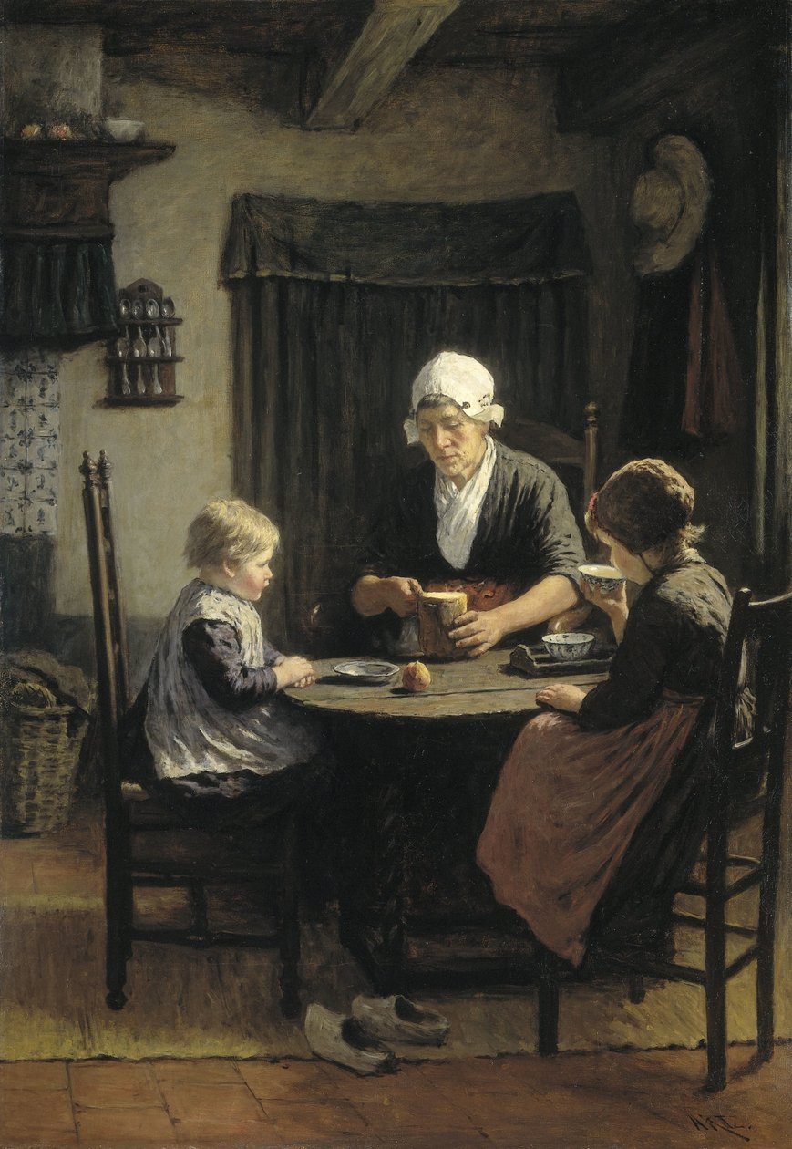Hos bestemor av David Adolph Constant Artz