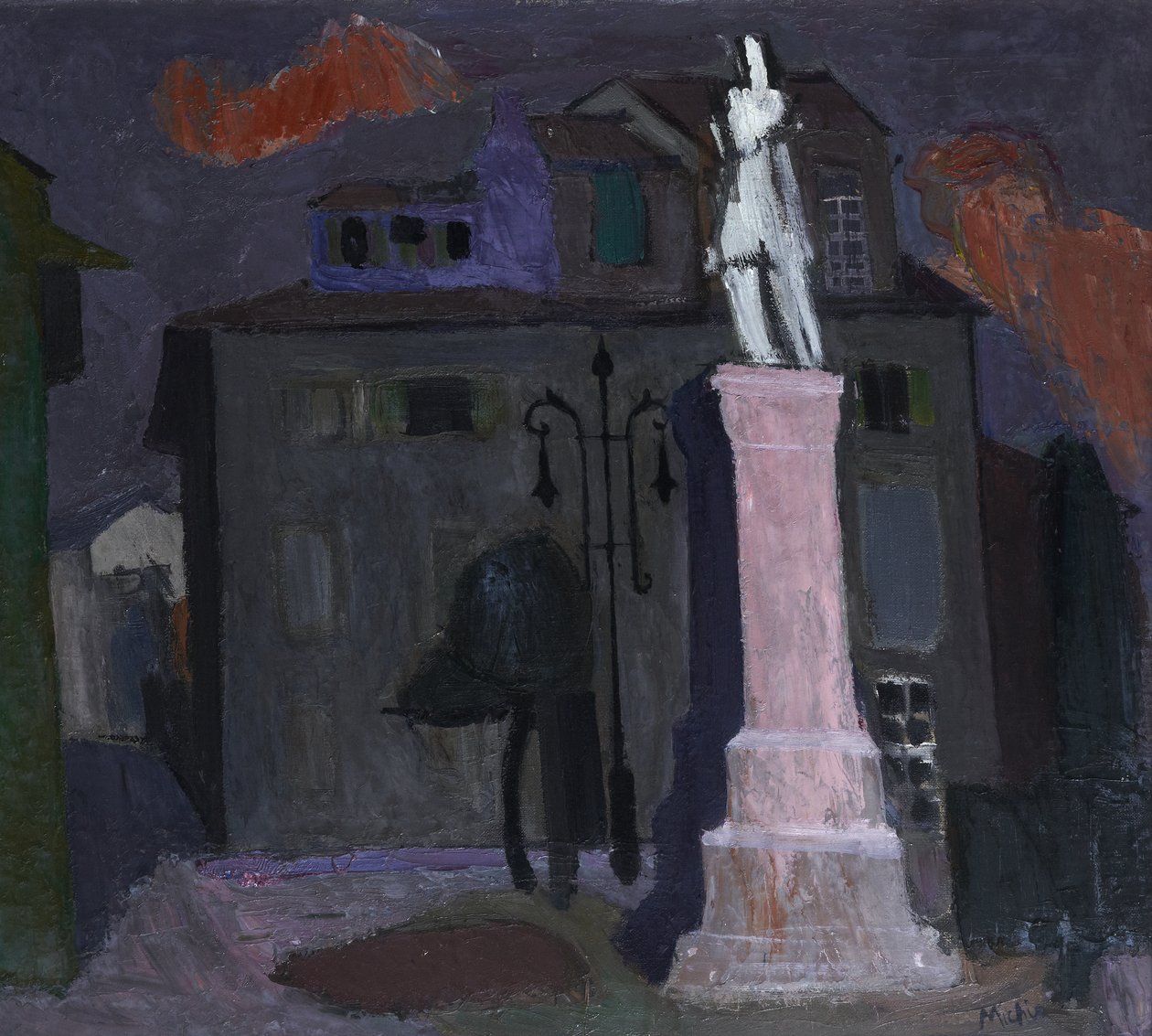 Statue av Guiseppe Mazzini, Pisa av David Alan Redpath Michie