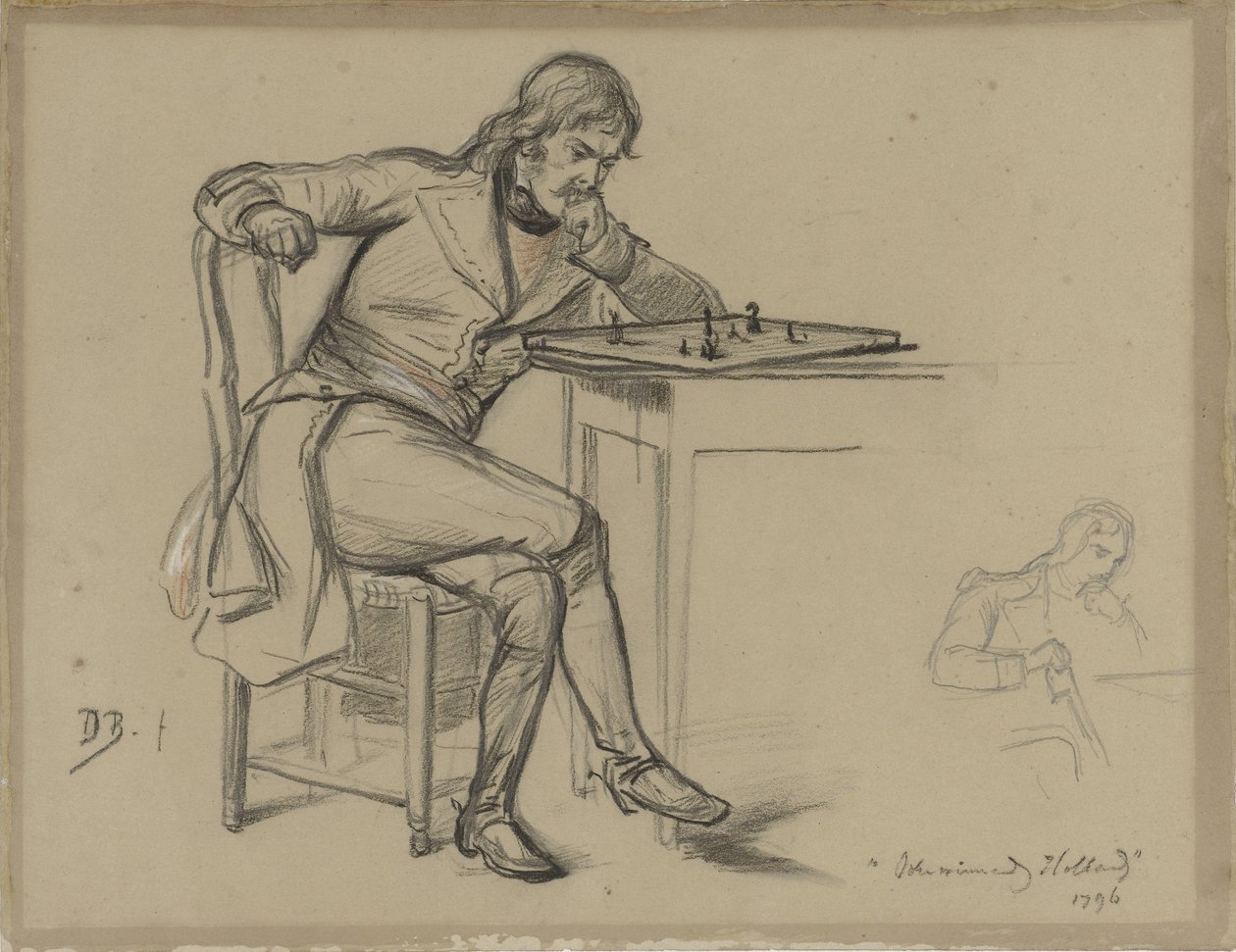 sjakkmann Victorious Holland (tittel på objekt) av David Bles