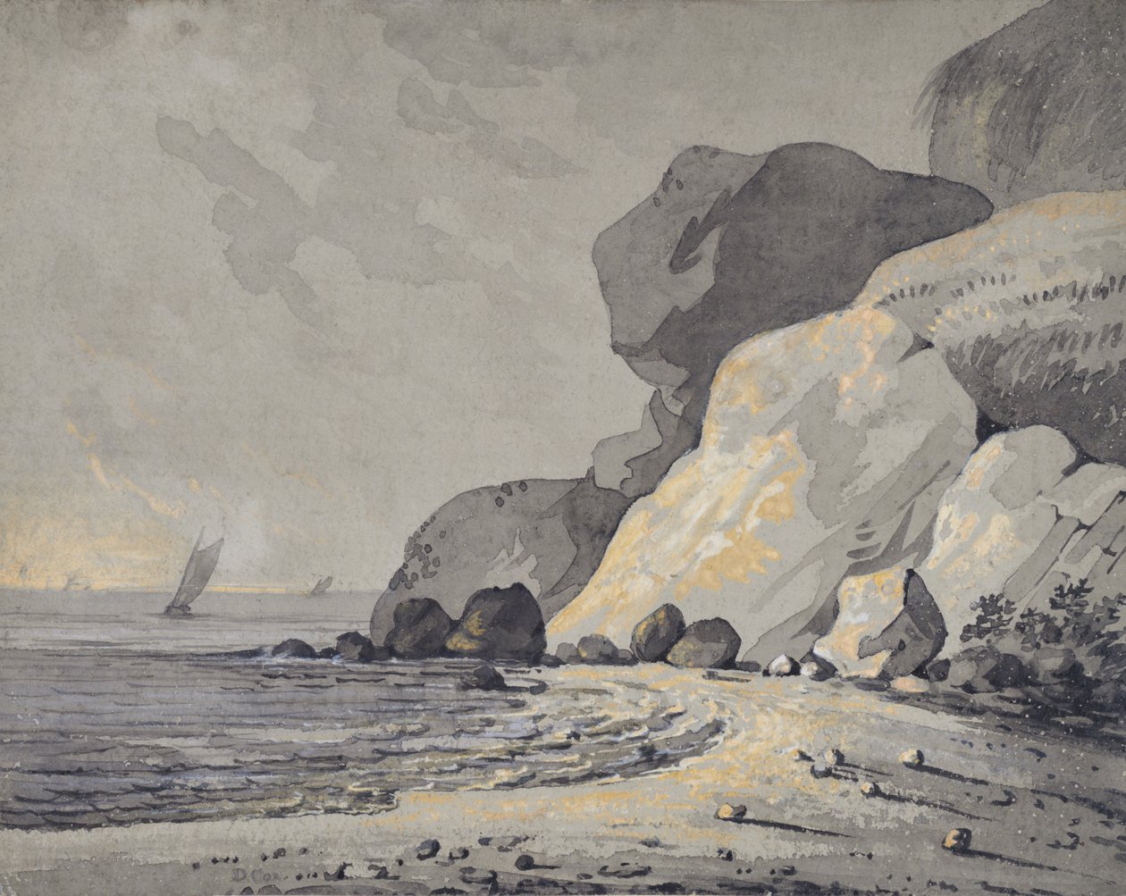 Kystscene av David Cox
