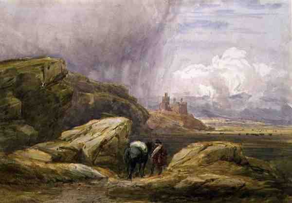 Harlech slott av David Cox