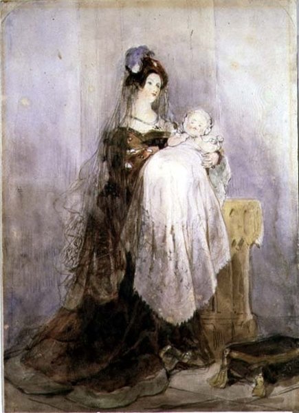 Dåpen, 1830-1832 av David Cox