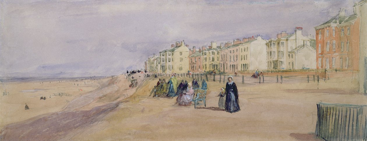 Sjøfronten ved Blackpool av David Cox