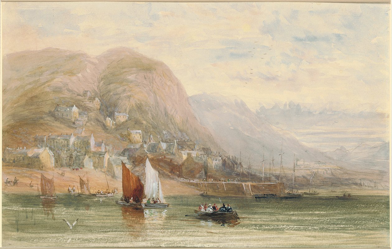 Utsikt over Barmouth, Nord-Wales av David Cox