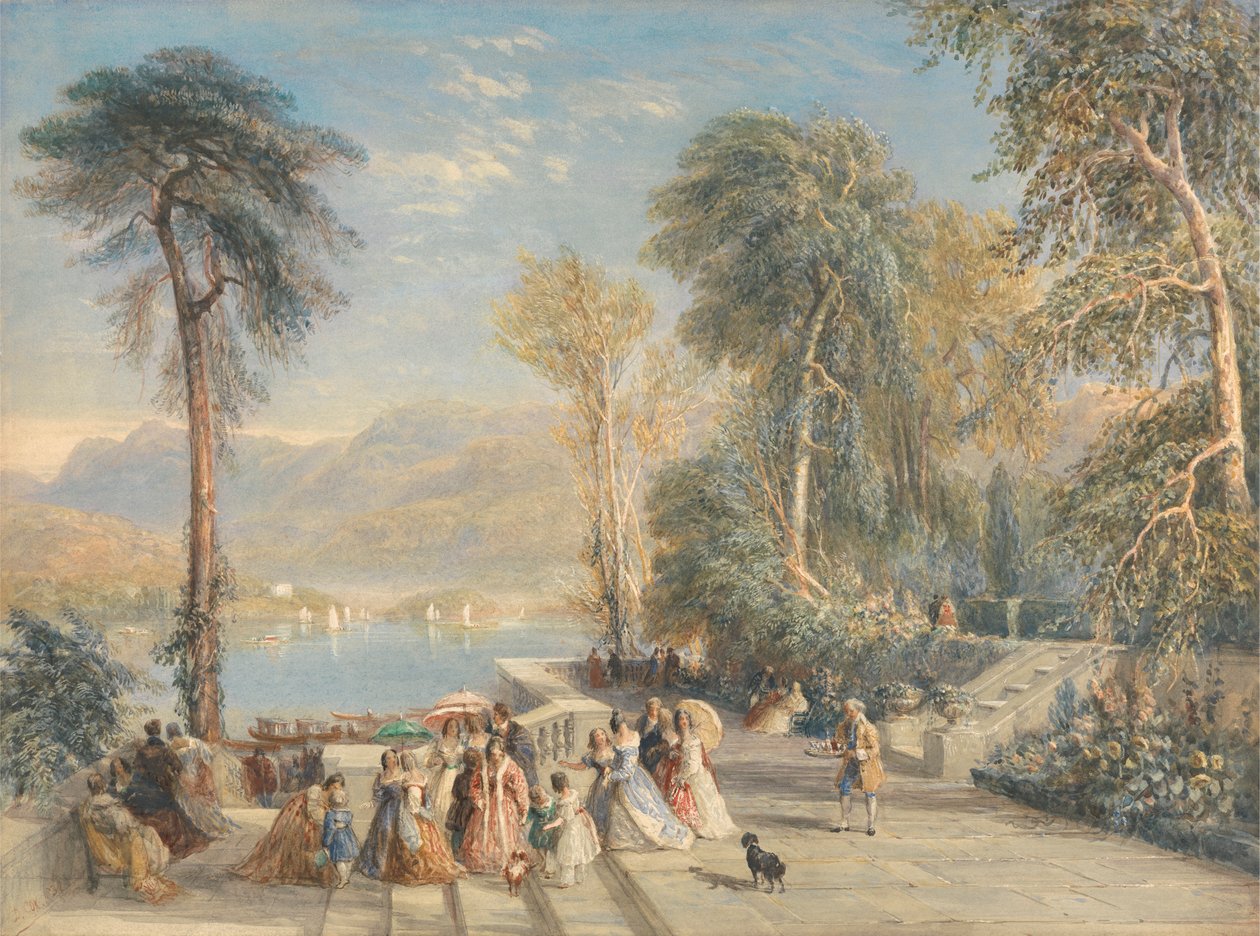 Windermere under regattaen av David Cox