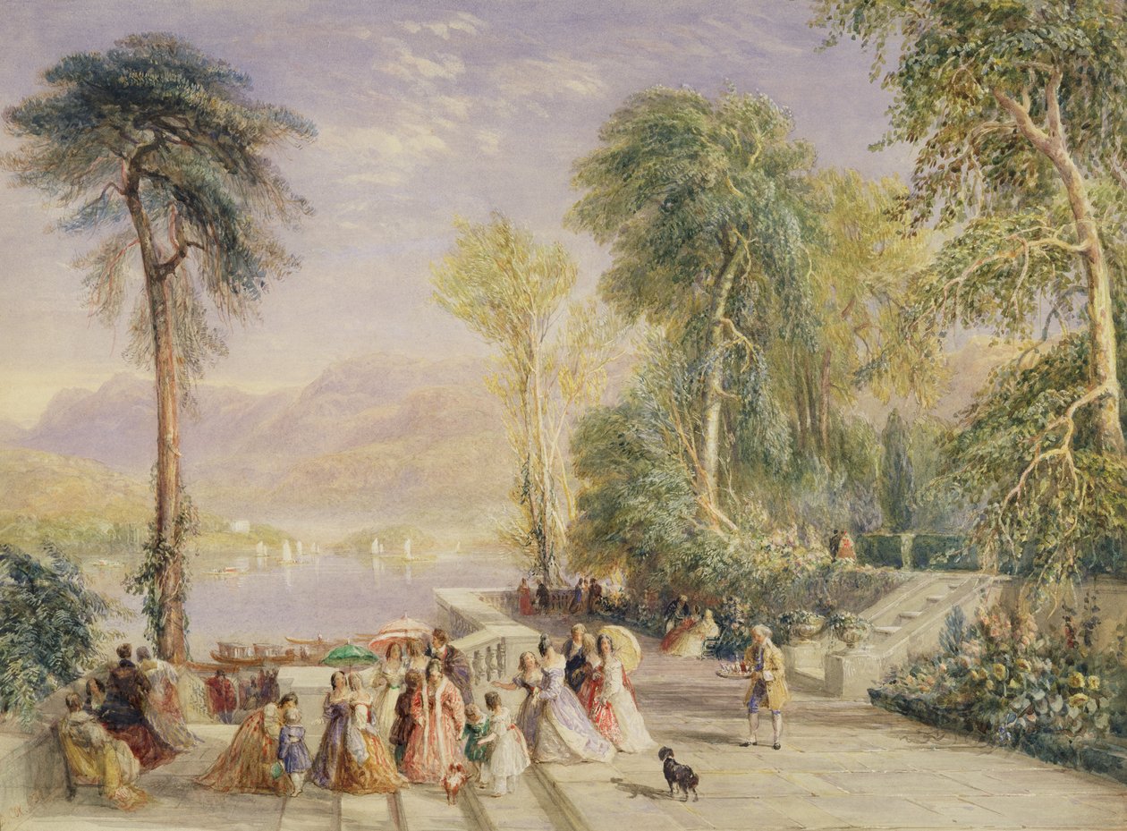 Windermere under regattaen av David Cox