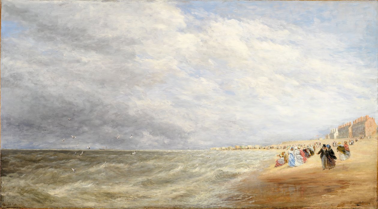 Rhyl Sands, 1855. av David Cox the elder