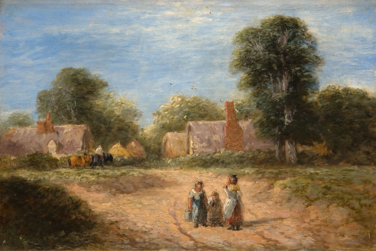 The Farmstead, 1848. av David Cox the elder