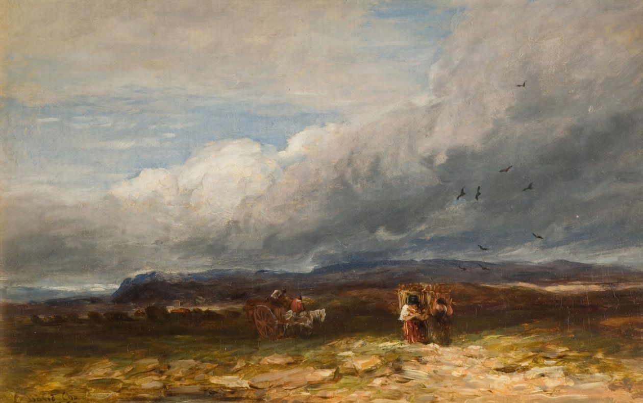 Torvsamlerne, 1850. av David Cox the elder