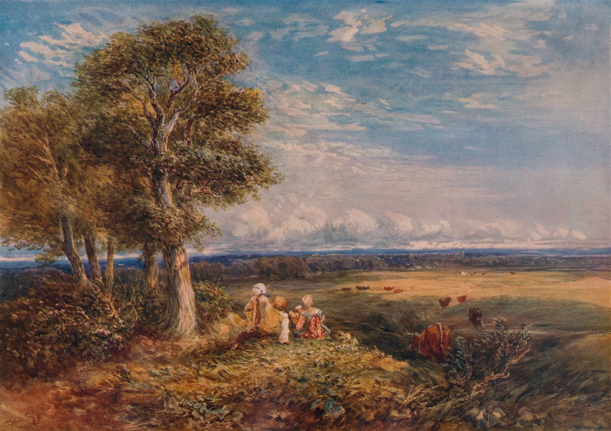 The Skylark, 1848 av David Cox the elder