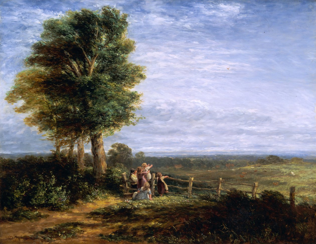 The Skylark, 1849. av David Cox the elder