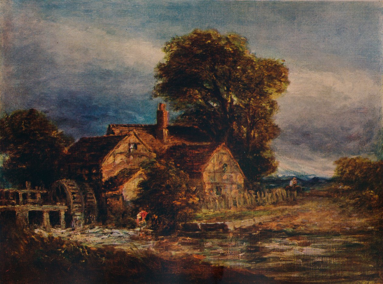 Vannhjulet, c1839 av David Cox the elder
