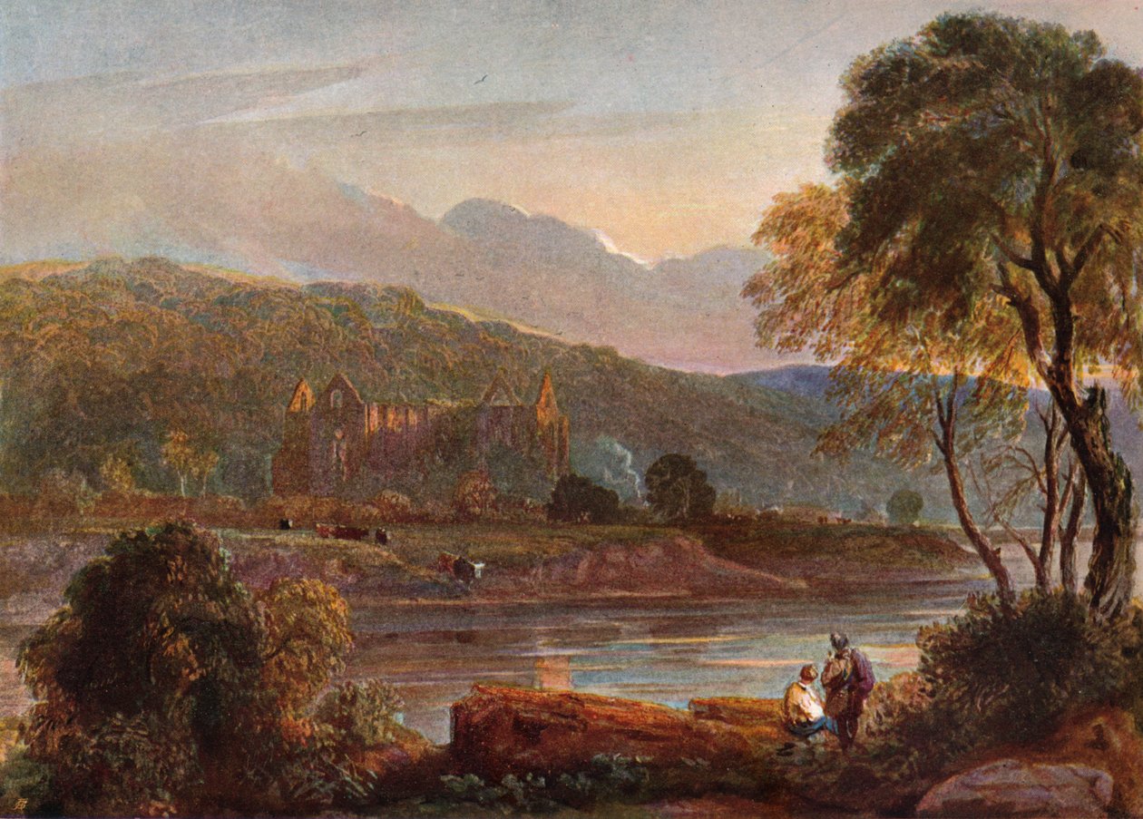 'Tintern Abbey', c1840 av David Cox the elder