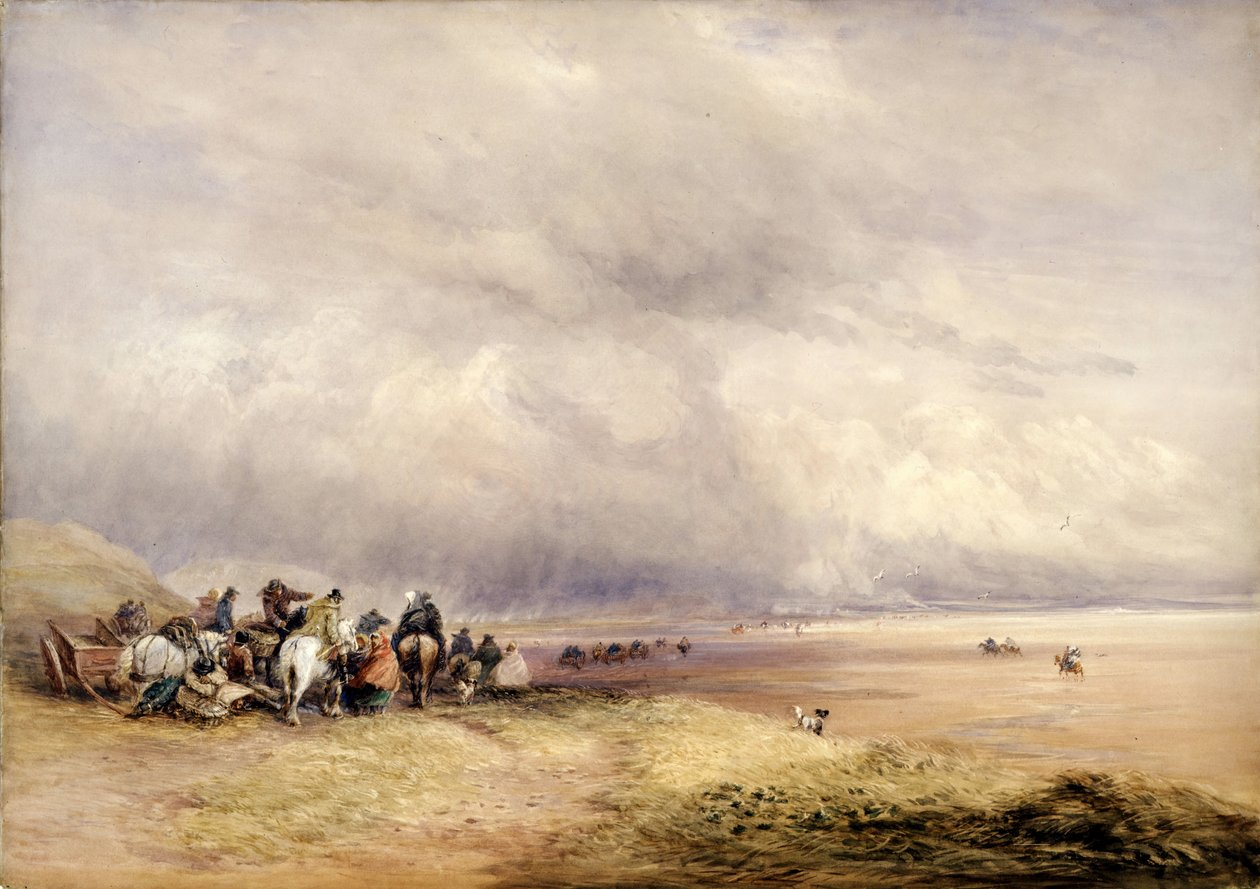 Ulverston Sands, 1835. av David Cox the elder