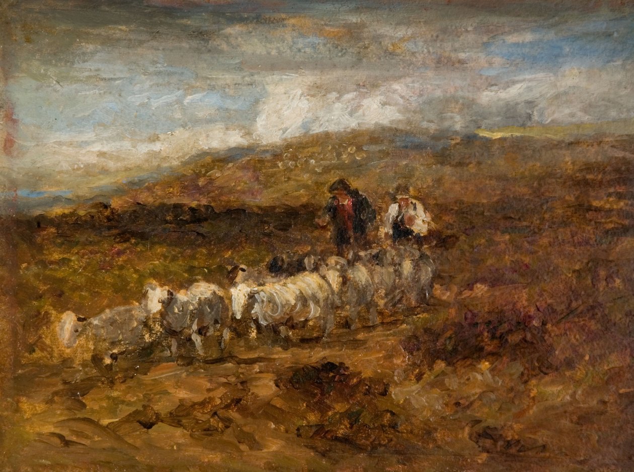 Welsh Shepherds, 1841. av David Cox the elder