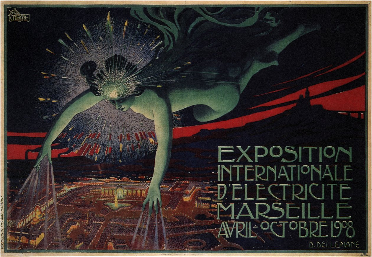 Internasjonal utstilling av elektrisitet, Marseille, 1908 av David Dellepiane