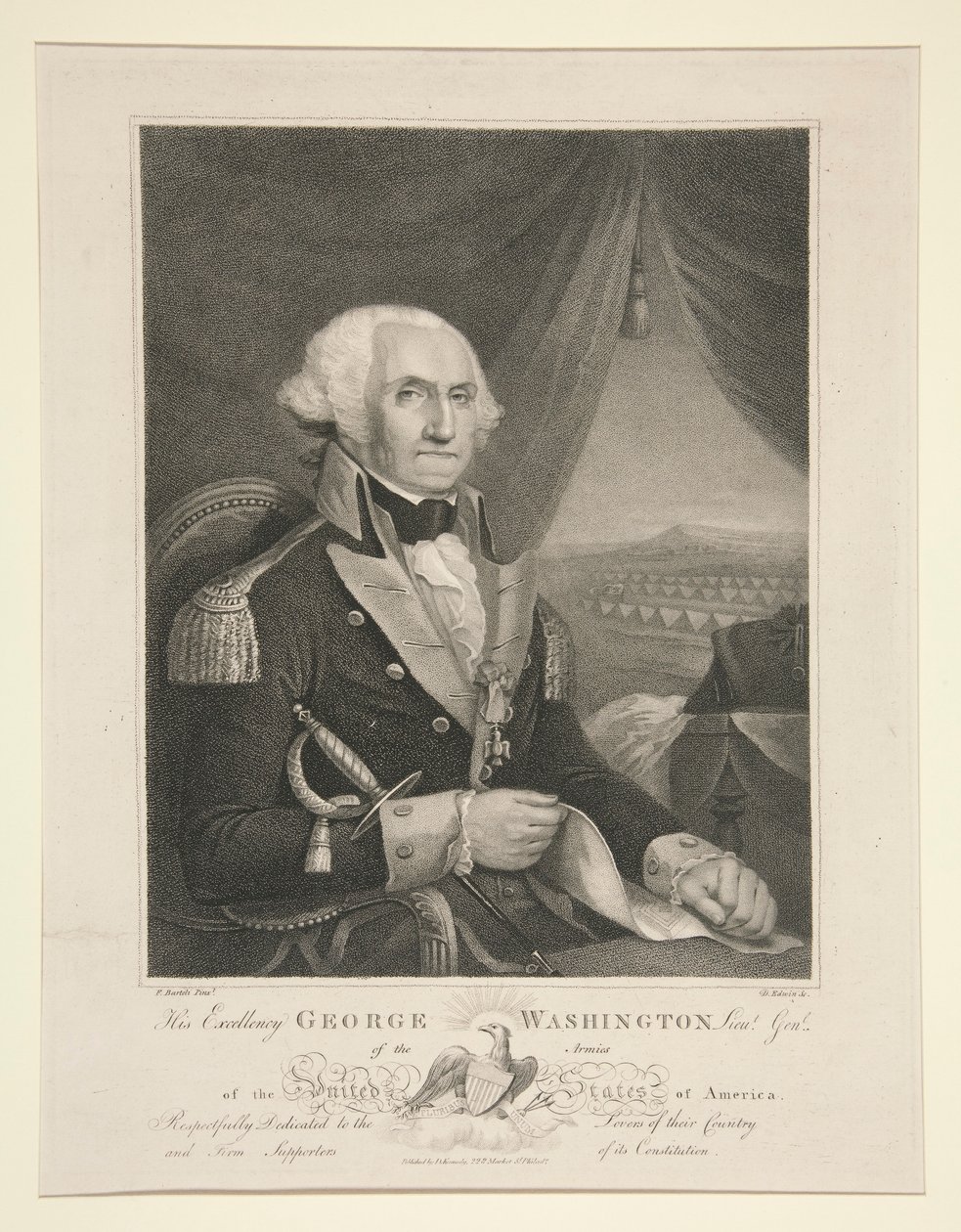 Hans eksellens George Washington Lieu.t Gen.l av David Edwin
