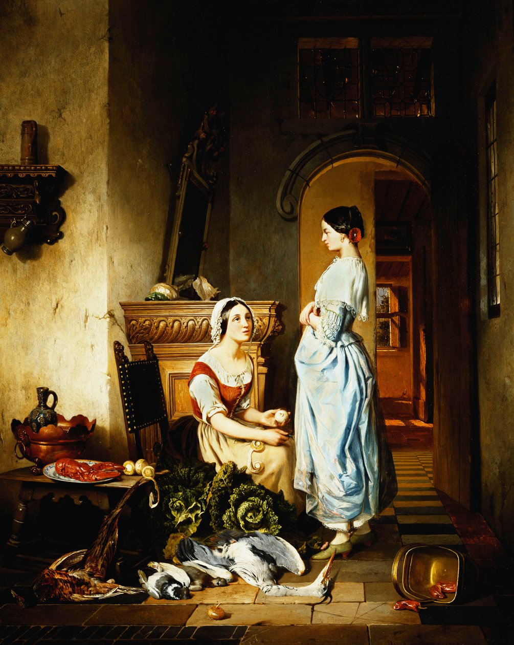 Tilberede måltidet, av David Emil Joseph de Noter