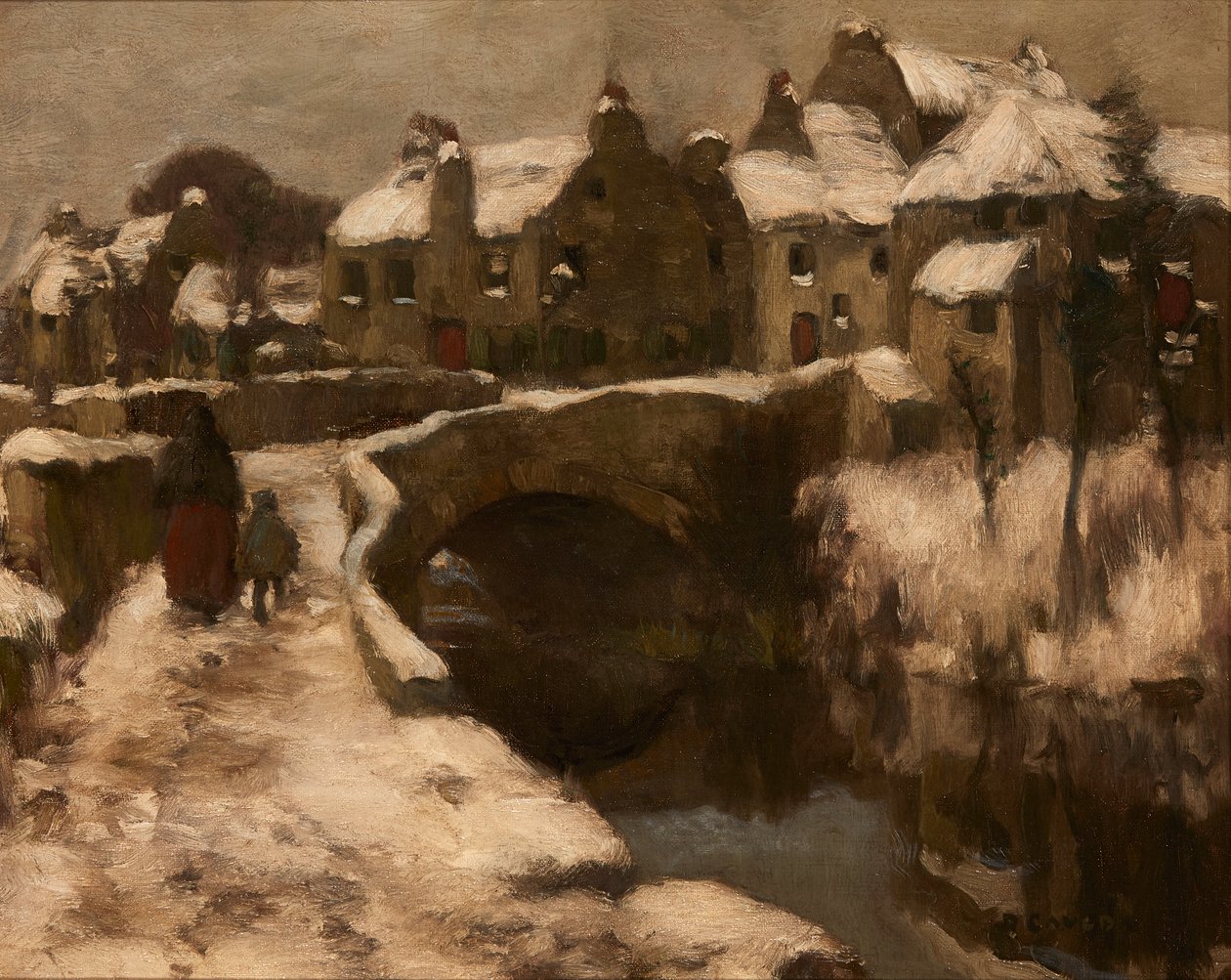 Dunlop, Winter (olje på lerret) av David Gauld