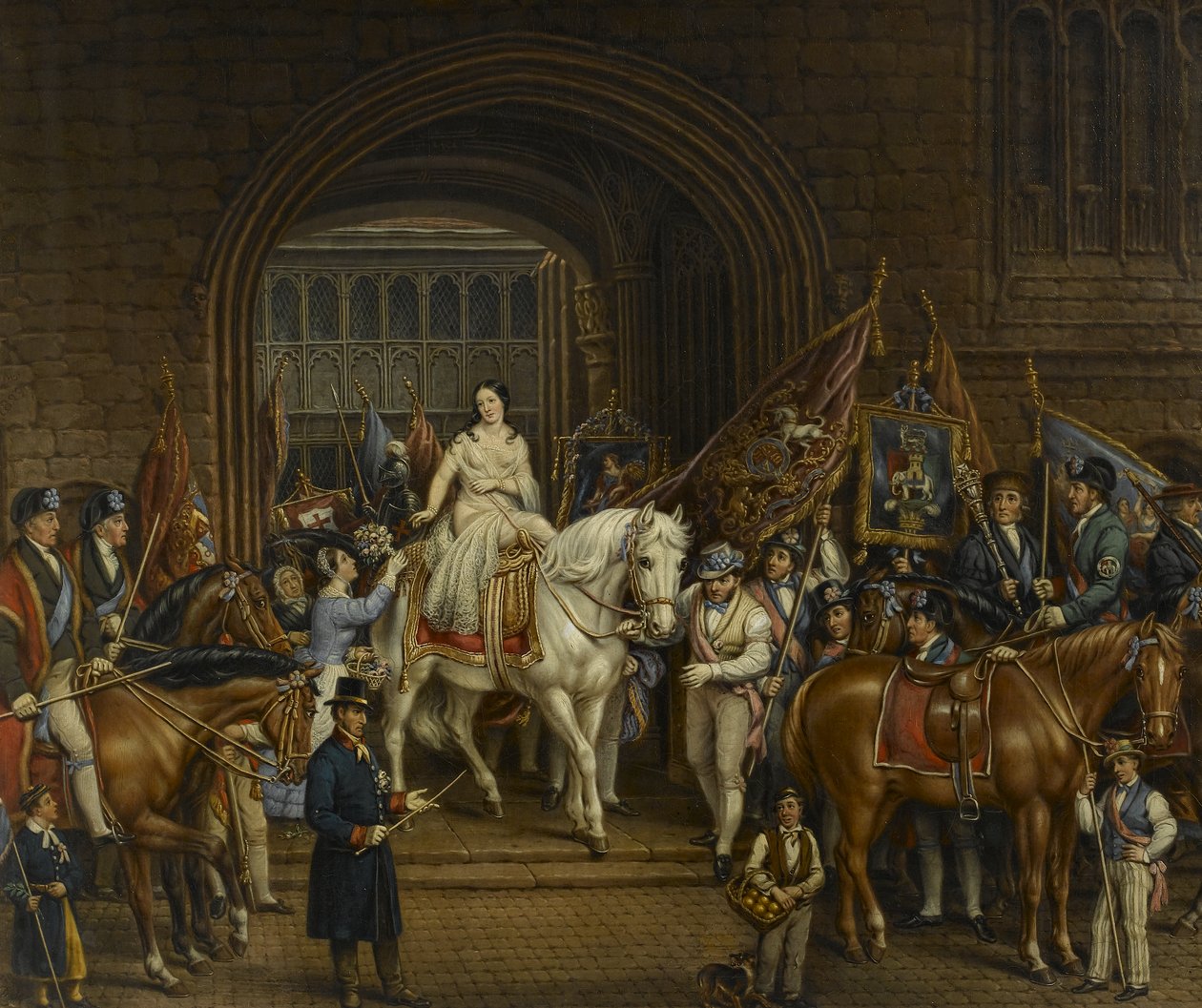 Lady Godiva prosesjon fra 1829, 1867 av David Gee