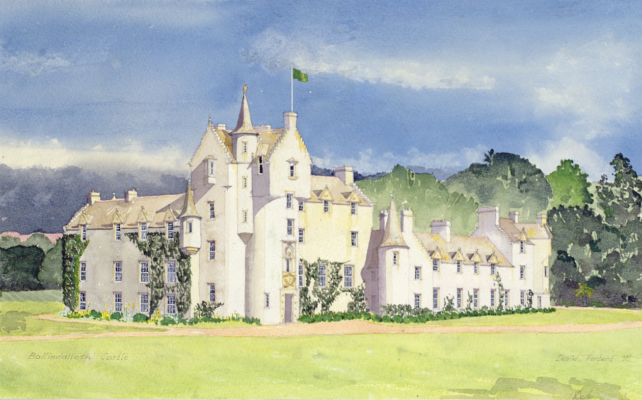 Ballindalloch Castle, 1995 (wc) av David Herbert