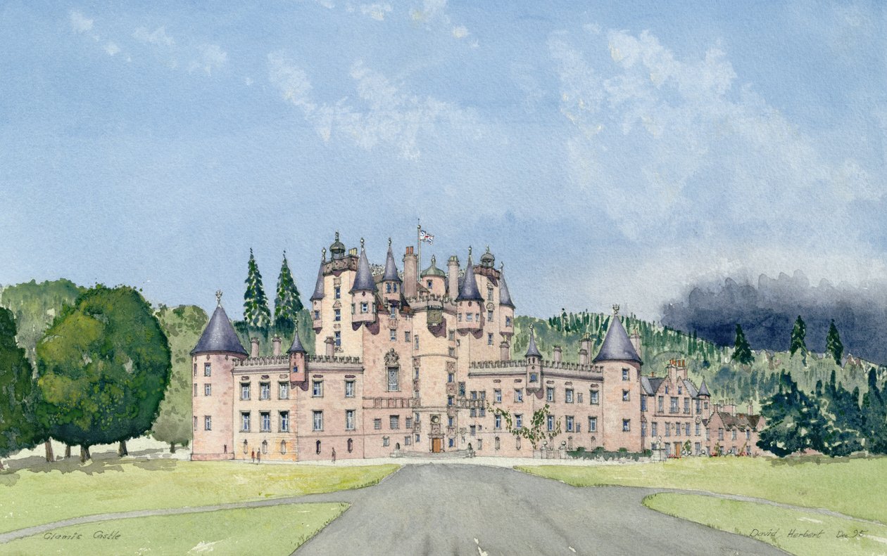 Glamis Castle, Tayside (wc) av David Herbert