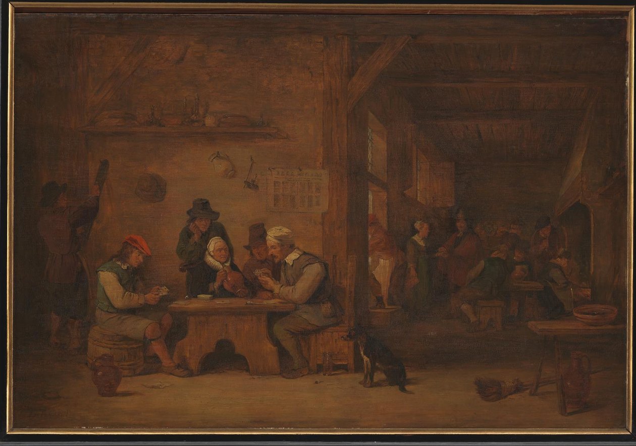Interiøret i et vertshus av David I Teniers