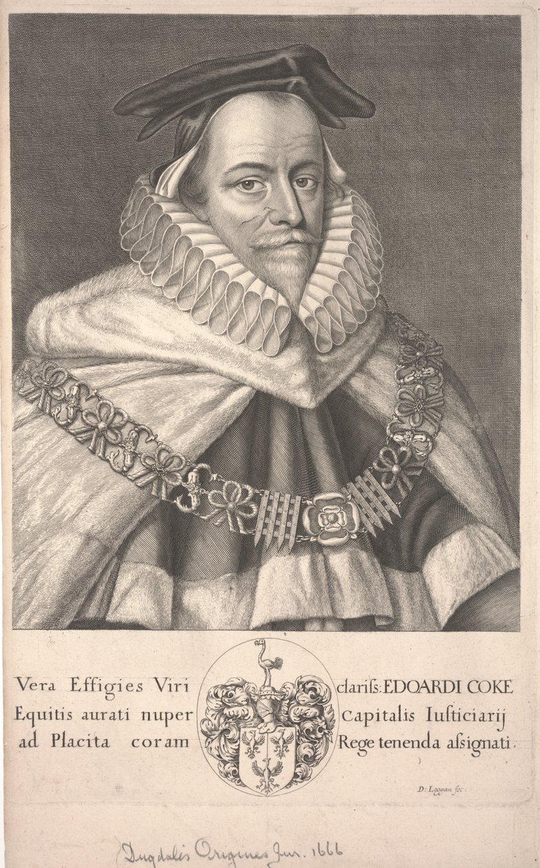 Edward Coke av David Loggan