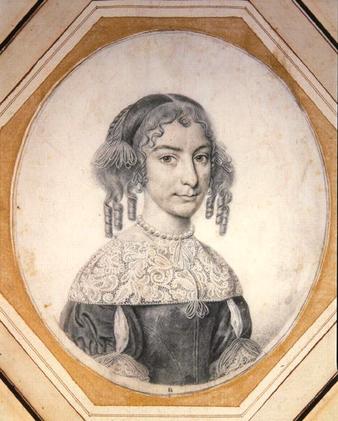 Portrett av en dame av David Loggan
